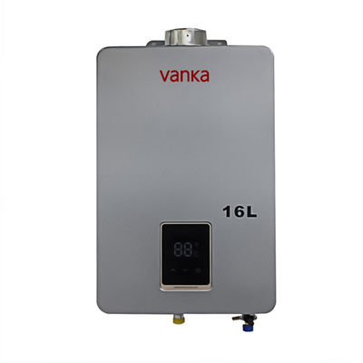 थर्मोस्टेट टच स्क्रीन इनडोर गैस वॉटर हीटर निरंतर तापमान