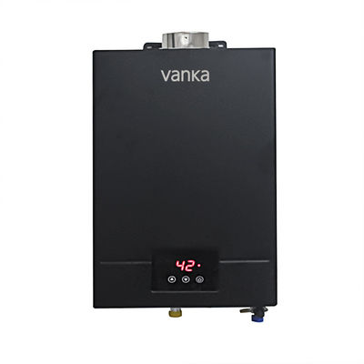 डिजिटल थर्मोस्टैट नियंत्रण और दीवार घुड़सवार डिजाइन के साथ 12L क्षमता डिजिटल गैस वॉटर हीटर
