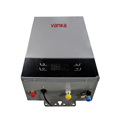 बाथरूम इनडोर गैस वॉटर हीटर 12L थर्मोस्टैटिक स्वचालित नियंत्रण