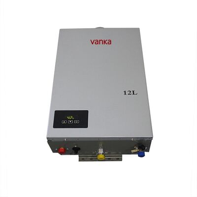 12L इनडोर डिजिटल गैस वॉटर हीटर फोर्स निकास शांत संचालन ऊर्जा की बचत मांग पर हीटिंग