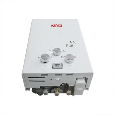 थोक 6L होम गैस वॉटर हीटर डिजिटल तत्काल हीटिंग शांत सुरक्षित डिजाइन