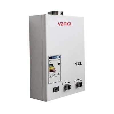डिजिटल तापमान समायोज्य जबरन निकास गैस वॉटर हीटर उच्च दक्षता 12L से 24L क्षमता घर होटल और वाणिज्यिक उपयोग के लिए