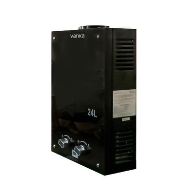 16L से 24L प्रोपेन टैंकलेस गैस वॉटर हीटर टेम्पर्ड ग्लास जबरन निकास डिजाइन