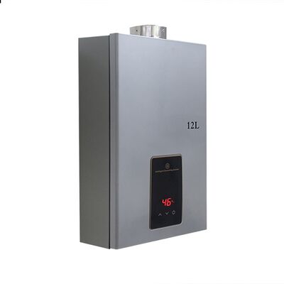 10L-16L इंस्टेंट इनडोर गैस वॉटर हीटर 24KW स्मार्ट तापमान नियंत्रण