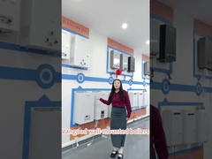 घरेलू केंद्रीय हीटिंग और गर्म पानी की आपूर्ति के लिए प्राकृतिक गैस का उपयोग करने वाला दीवार घुड़सवार कॉम्बो बॉयलर