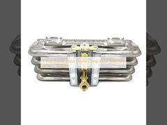 4-पंक्ति बर्नर वॉटर हीटर कम्बशन असेंबली 150mm-1800mm